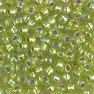 Miyuki seed beads 6/0 - Silverlined chartreuse 6-1014